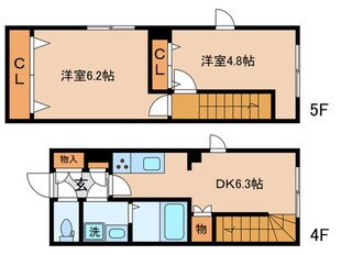 メルヴェーユ文京小石川の物件間取画像